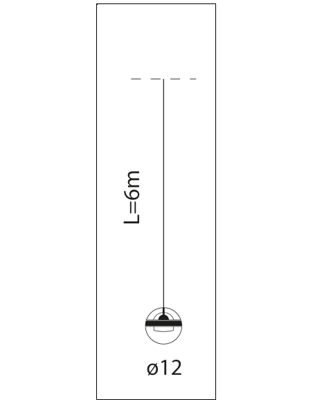 LUMINA LIMBUS MODULAR CABLE 6 ML Suspension lamp