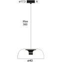 Lumina Tia 400 suspension lamp