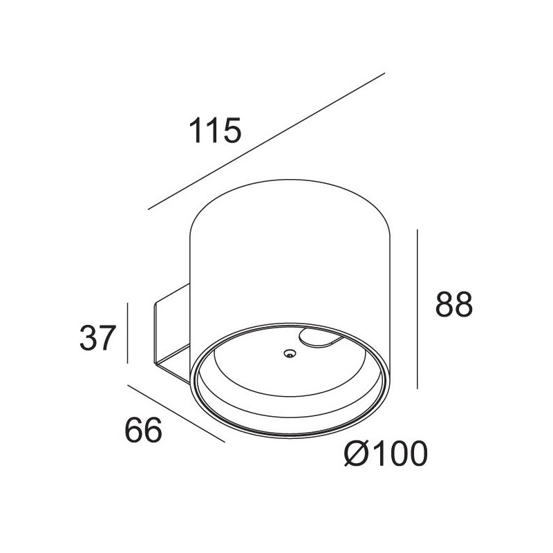Delta Light ORBIT LED Wall lamp