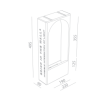 BRICK IN THE WALL Moor Large 1 IP20 LED 900LM 230VAC WARMDIM