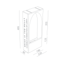 BRICK IN THE WALL Moor Large 2 IP20 LED 900LM 230VAC WARMDIM