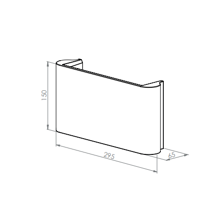 BRICK IN THE WALL Zyrco L Duo IP20 LED 2x500LM 230VAC WARMDIM
