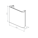 BRICK IN THE WALL Zyrco M Mono IP20 LED 900LM 230VAC WARMDIM