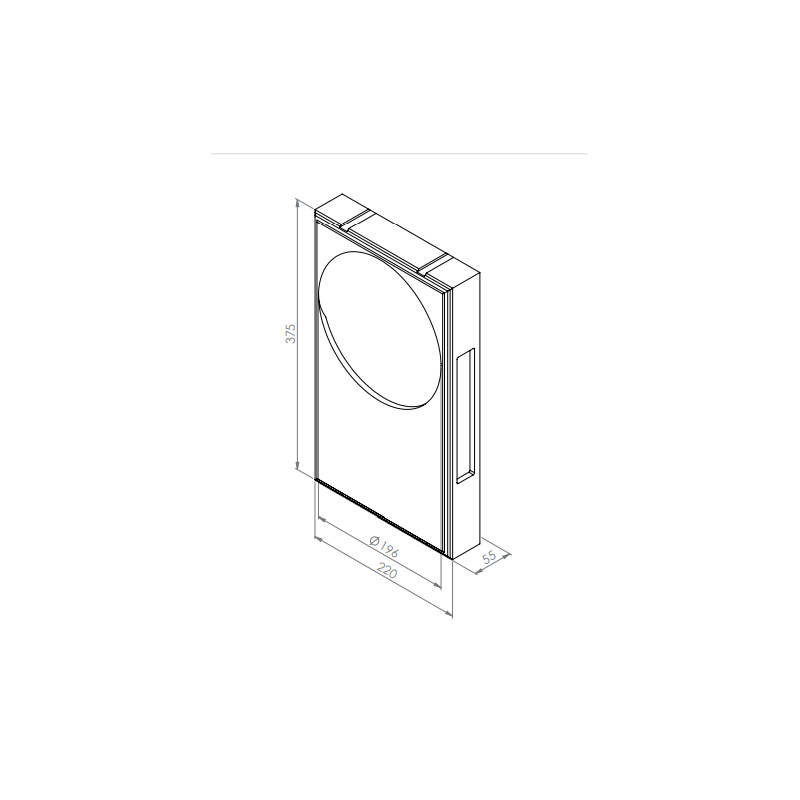 BRICK IN THE WALL Ozon L IP20 LED 500LM 230VAC WARMDIM