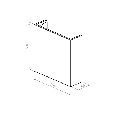 BRICK IN THE WALL Onyx M Duo IP20 LED 2x500LM 230VAC WARMDIM