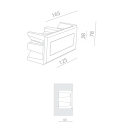 BRICK IN THE WALL Biba LED DIM 100LM IP54 BATHROOM