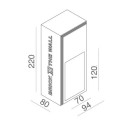 BRICK IN THE WALL Mini LED DIM 100LM IP20