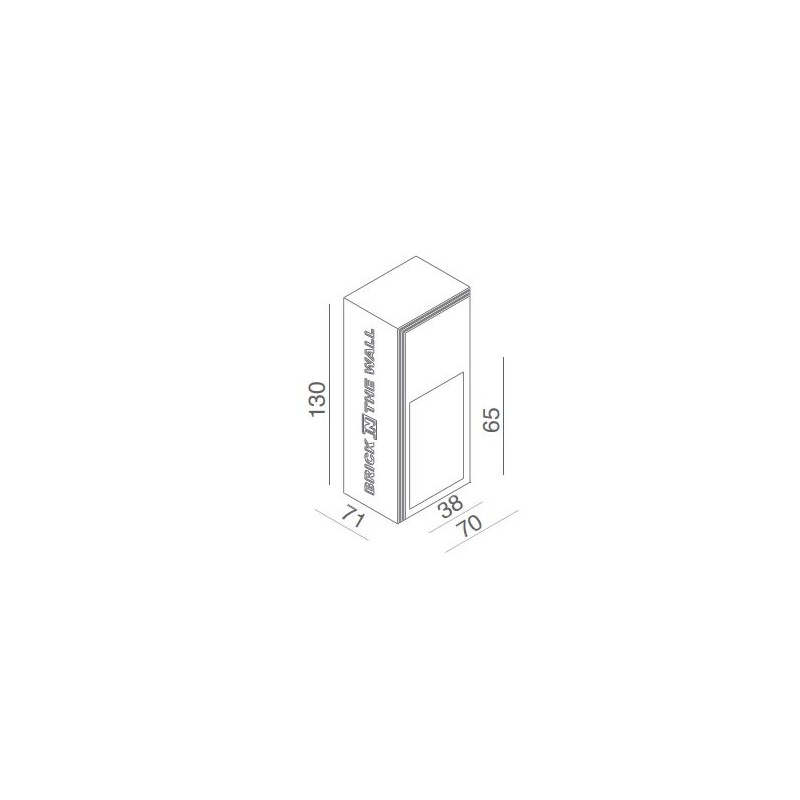 BRICK IN THE WALL Nano LED DIM 100LM IP54 Bathroom