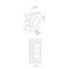 BRICK IN THE WALL Pica Zero LED DIM 100LM IP54 Bathroom