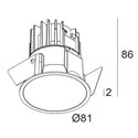 Delta Light DEEP RINGO LED IP Recessed spot