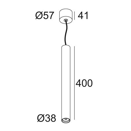 Delta Light MICROSPY 39 C Suspension lamp