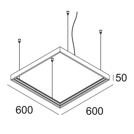 Delta Light SUPERLOOP S HC 106 MDL Suspension lamp