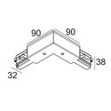 Delta Light TRACK 3F DIM CORNER 90° OUT