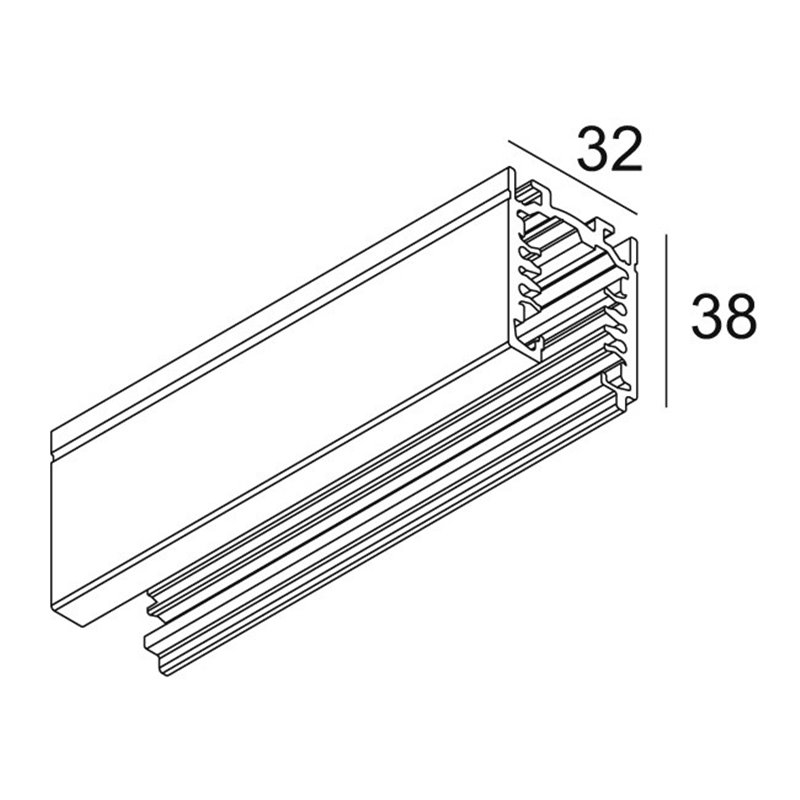 Delta Light TRACK 3F DIM ON 2m