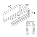 Delta Light TRACK 3F DIM ON DIRECT FIXATION