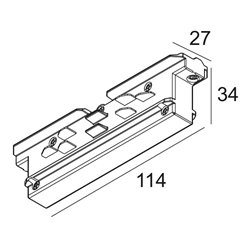 Delta Light TRACK 3F DIM H CORNER 180°