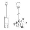 Delta Light TRACK 3F DIM H SUSPENSION 3,0m