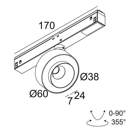 Delta Light M26L/M35R - ODRON 1/41 MDL Track lighting