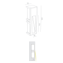 BRICK IN THE WALL Stripp LED DIM 100LM IP54 Bathroom