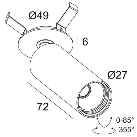 Delta Light SPY 27 CLIP Ceiling lamp