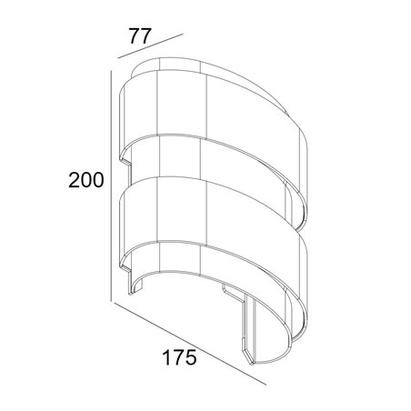 Delta Light Band-Oh! wall lamp