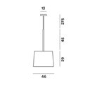 Foscarini Twiggy Rosewood Mylight Susp. Suspension Lamp