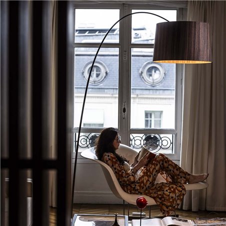 Foscarini Twiggy Rosewood Floor Floor Lamp