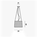 Foscarini Twiggy Grid Susp. Garden Lighting