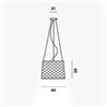 Foscarini Twiggy Grid Susp. Gartenbeleuchtung