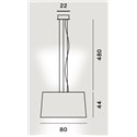 Foscarini Twice As Twiggy Susp. 10M Suspension Lamp