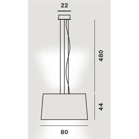 Foscarini Twice As Twiggy Susp. 10M Suspension Lamp