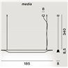 Foscarini Troag Media Led Susp. 10M Hängelampe