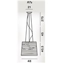 Foscarini Tress Grande R7S Susp. 10M Suspension Lamp