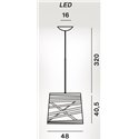 Foscarini Tress Grande Led Mylight Susp. 10M Suspension Lamp