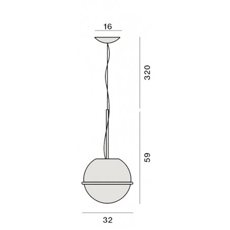 Foscarini Tonda Susp. Suspension Lamp