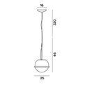 Foscarini Tonda Piccola Susp. Suspension Lamp