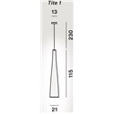Foscarini Tite 1 Susp. 10M Suspension Lamp