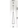 Foscarini Tite 1 Susp. 10M Hängelampe