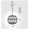 Foscarini Tartan Led Susp. 10M Hängelampe