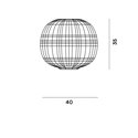 Foscarini Tartan Ceiling Ceiling Lamp