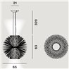 Foscarini Sun Light Of Love Susp. 10M Hängelampe