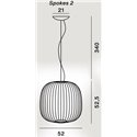 Foscarini Spokes 2 Mylight Susp. 10M Suspension Lamp