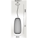 Foscarini Spokes 1 Susp. 10M Suspension Lamp