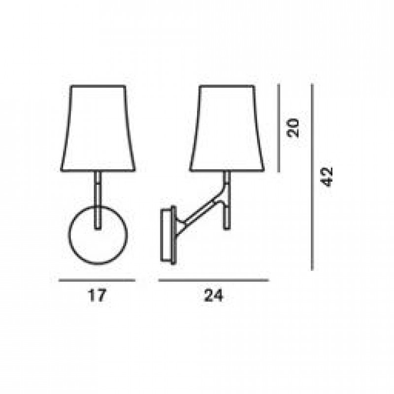 Foscarini Birdie Wall Wandlampe