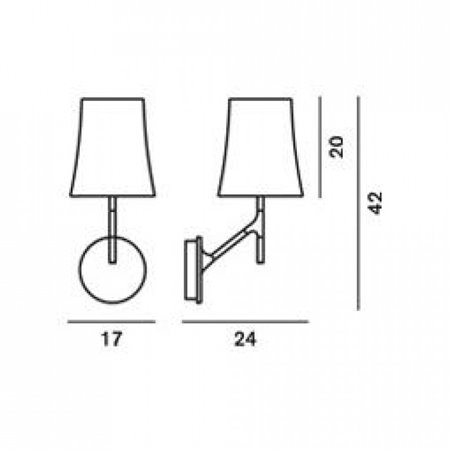Foscarini Birdie Wall wall lamp