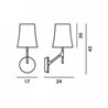 Foscarini Birdie Wall Wandlampe