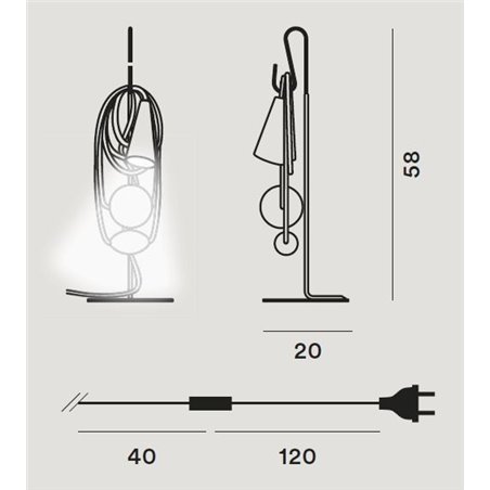 Foscarini Filo Table table lamp