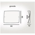 Foscarini Folio Wall Large wall lamp