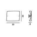 Foscarini Folio Wall Small wall lamp