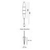 Foscarini Havana Outdoor Stake-Mounted Gartenleuchte